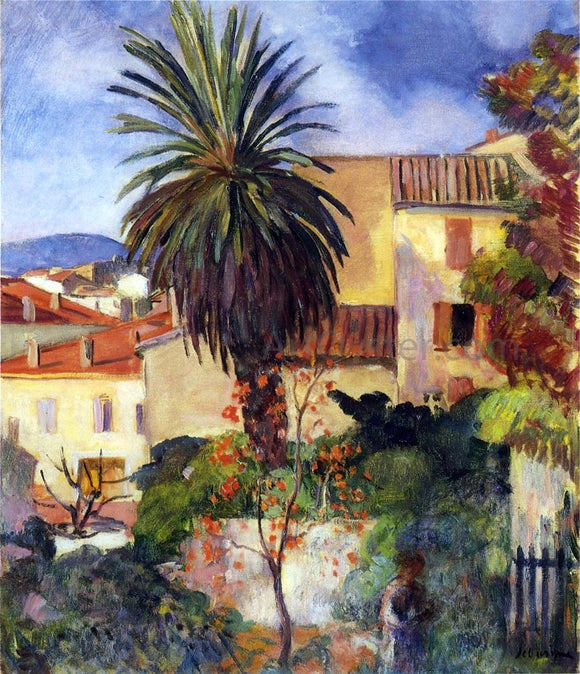  Henri Lebasque A Garden at St Tropez - Canvas Art Print