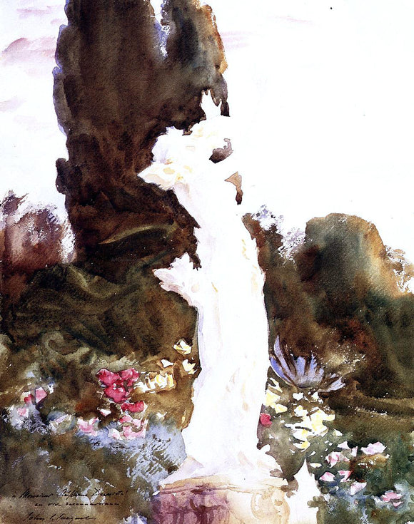  John Singer Sargent Garden Fantasy - Canvas Art Print