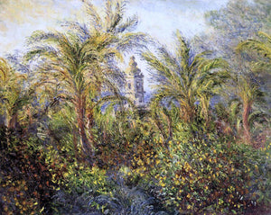  Claude Oscar Monet Garden in Bordighera, Morning Effect - Canvas Art Print