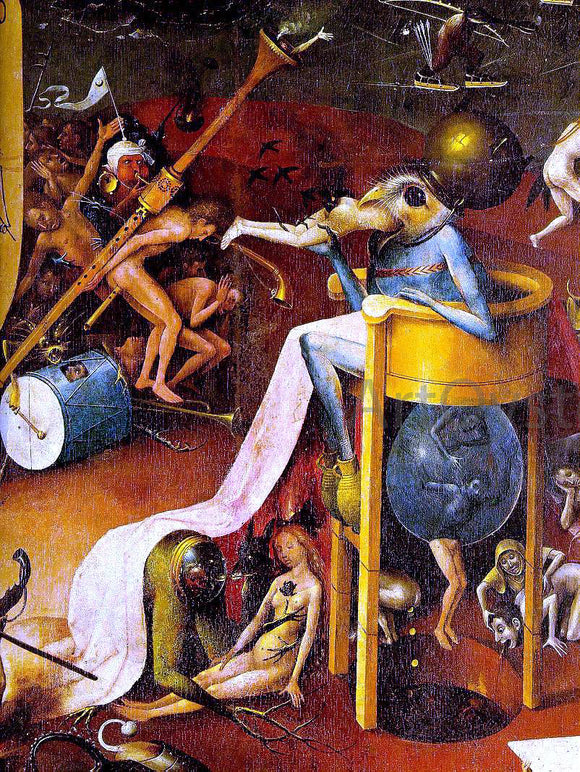  Hieronymus Bosch Garden of Earthly Delights [detail] - Canvas Art Print
