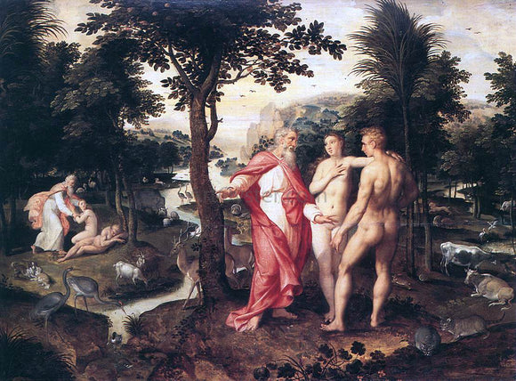  Jacob De Backer Garden of Eden - Canvas Art Print