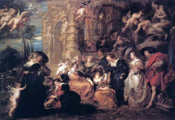  Peter Paul Rubens Garden of Love - Canvas Art Print