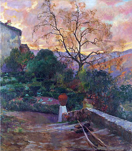 Joaquin Sorolla Y Bastida Garden of Spanish Farmhouse - Canvas Art Print