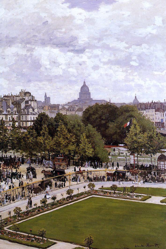  Claude Oscar Monet Garden of the Princess - Canvas Art Print