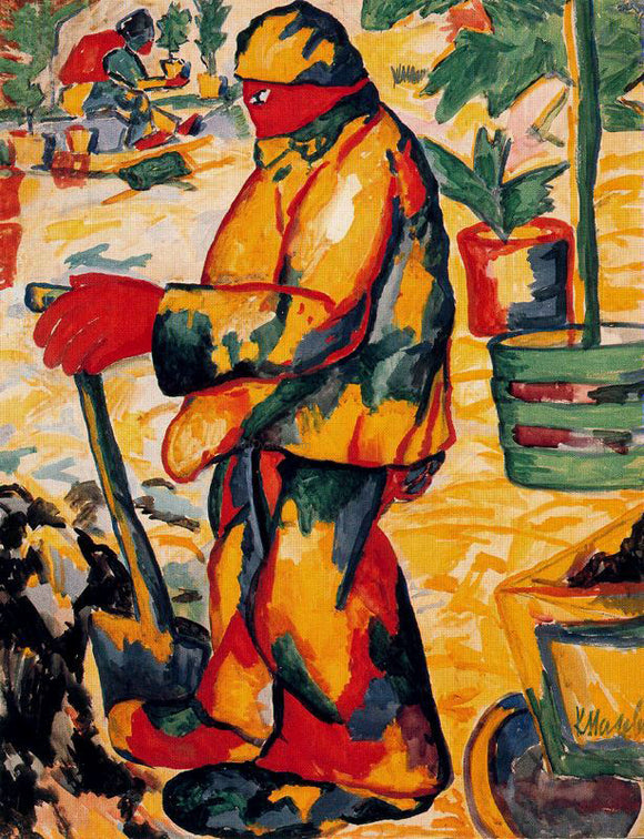  Kazimir Malevich Gardener - Canvas Art Print