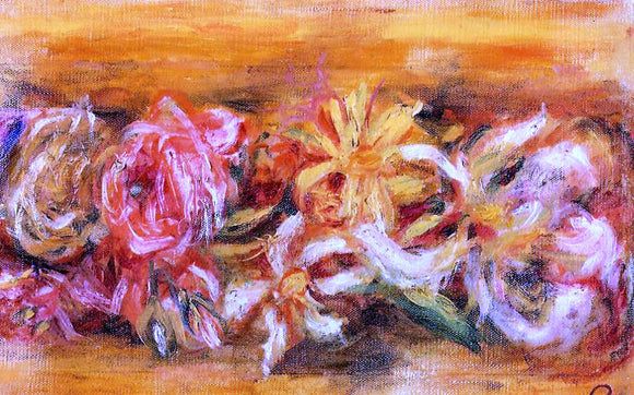  Pierre Auguste Renoir Garland of Flowers - Canvas Art Print