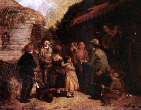  William Hemsley Gathering Round - Canvas Art Print