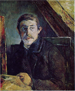  Paul Gauguin Gauguin at His Easel - Canvas Art Print