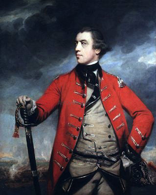  Sir Joshua Reynolds General John Burgoyne - Canvas Art Print