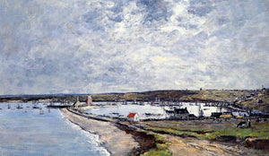  Eugene-Louis Boudin General View of Camaret - Canvas Art Print