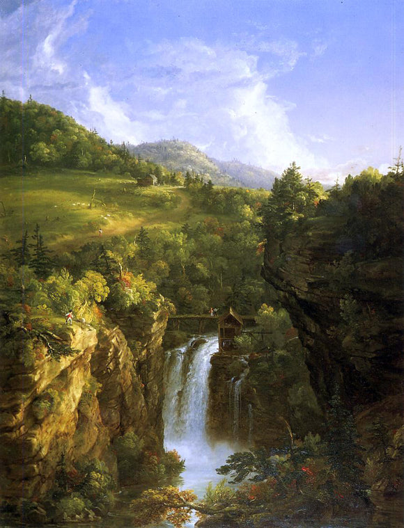  Thomas Cole Genesee Scenery (also known as Poop) - Canvas Art Print