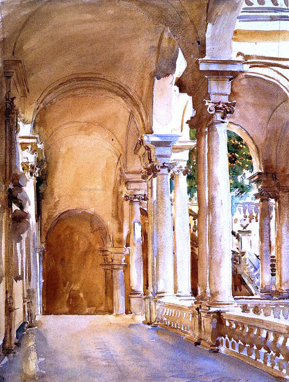  John Singer Sargent Genoa, the University - Canvas Art Print