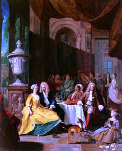  Pieter Angellis Gentleman At Table - Canvas Art Print