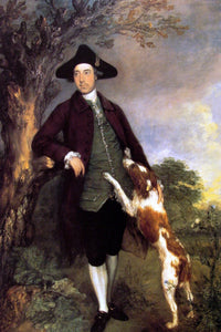  Thomas Gainsborough George, Lord Vernon - Canvas Art Print