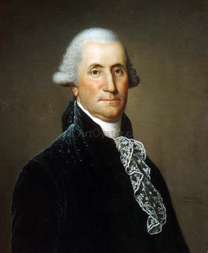  Adolph Ulrich Wertmuller George Washington - Canvas Art Print