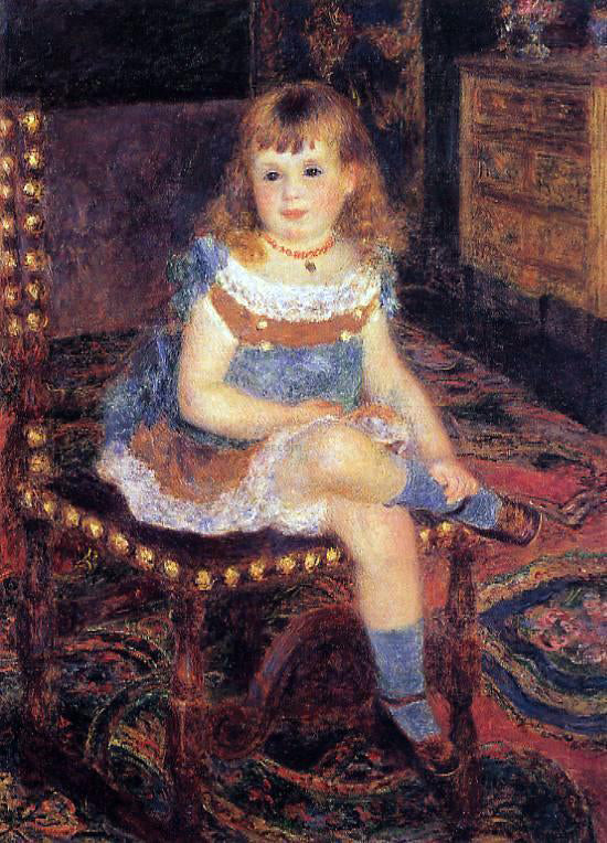  Pierre Auguste Renoir Georgette Charpentier Seated - Canvas Art Print