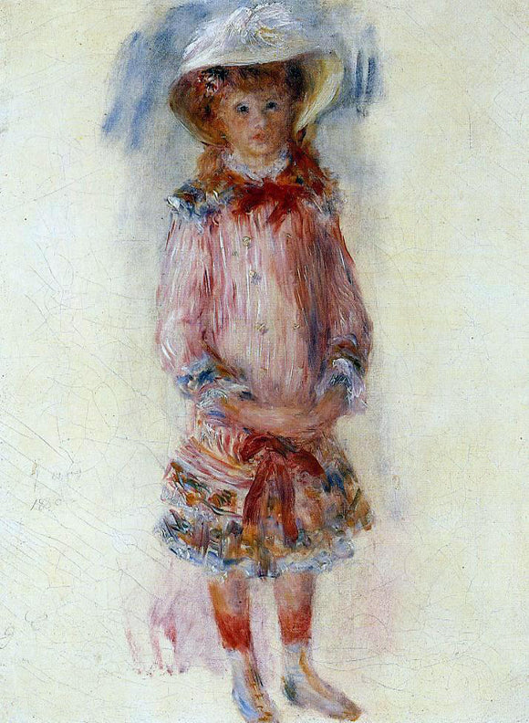  Pierre Auguste Renoir Georgette Charpentier Standing - Canvas Art Print