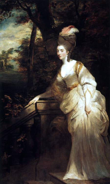  Sir Joshua Reynolds Georgiana, Duchess of Devonshire - Canvas Art Print