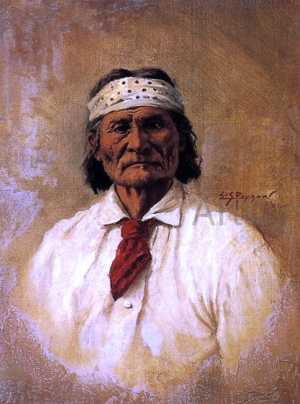  Edgar Samuel Paxson Geronimo - Canvas Art Print