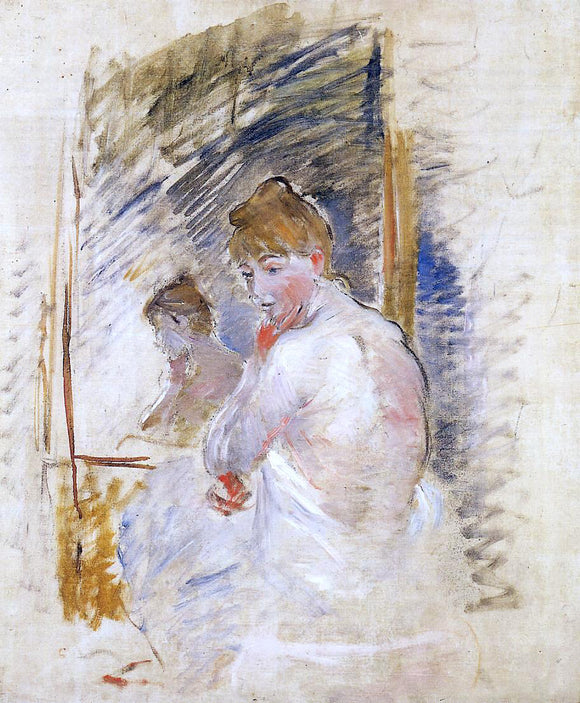  Berthe Morisot Getting out of Bed - Canvas Art Print