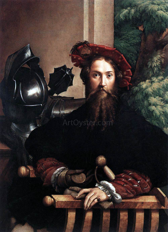  Parmigianino Gian Galeazzo Sanvitale, Count of Fontanellato - Canvas Art Print