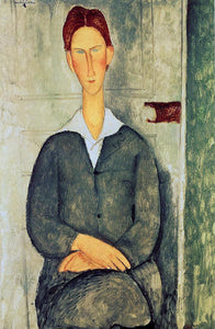 Amedeo Modigliani Giovanotto dai Capelli Rosse - Canvas Art Print