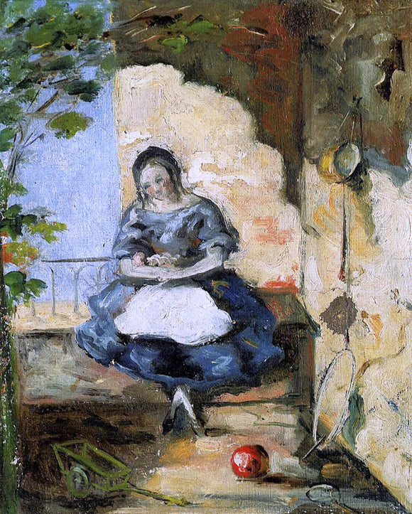  Paul Cezanne Girl - Canvas Art Print