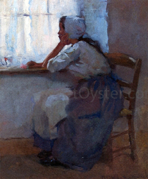  Robert Lewis Reid Girl at the Window - Canvas Art Print