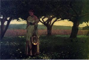  Winslow Homer Girl in the Orchard - Canvas Art Print