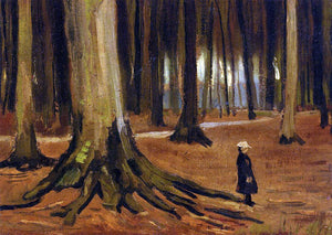  Vincent Van Gogh Girl in the Woods - Canvas Art Print