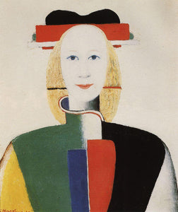 Kazimir Malevich Girl with a Comb in Her Hair - Canvas Art Print
