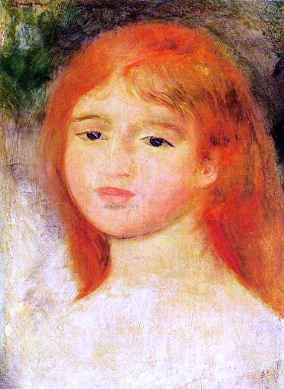  Pierre Auguste Renoir Girl with Auburn Hair - Canvas Art Print