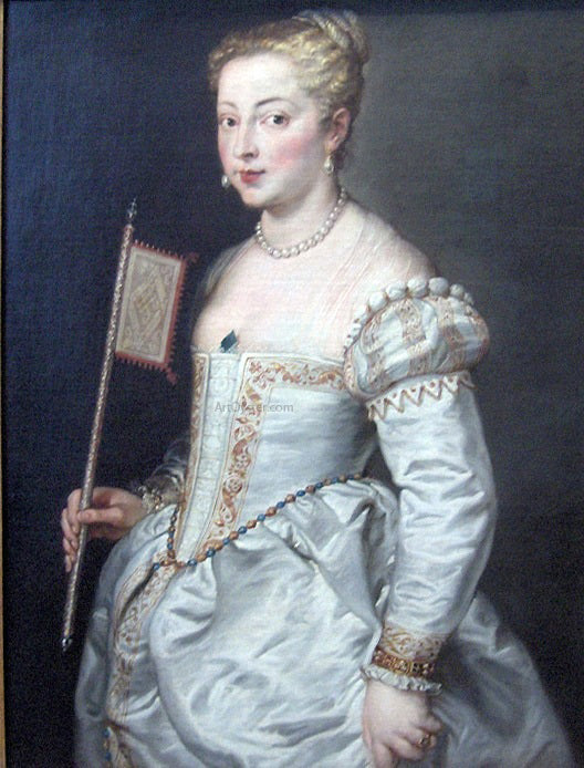  Peter Paul Rubens Girl with fan - Canvas Art Print