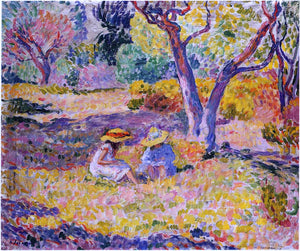  Henri Lebasque Girls among Olive Trees - Canvas Art Print