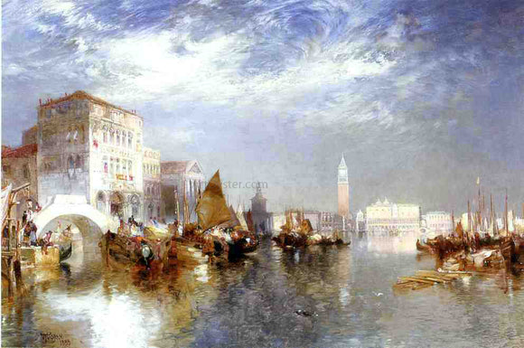  Thomas Moran Glorious Venice - Canvas Art Print
