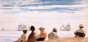  Winslow Homer Gloucester Boys - Canvas Art Print