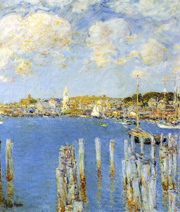  Frederick Childe Hassam Gloucester Inner Harbor - Canvas Art Print