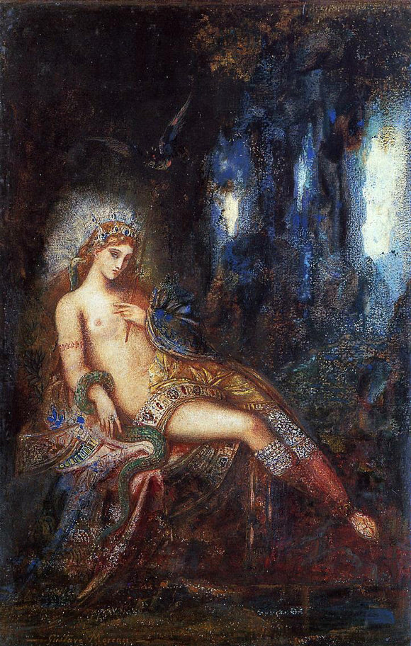  Gustave Moreau Goddess on the Rocks - Canvas Art Print