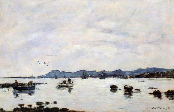  Eugene-Louis Boudin Golfe-Juan, the Bay and the Mountains of Esterel - Canvas Art Print