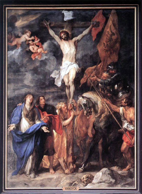  Sir Antony Van Dyck Golgotha - Canvas Art Print