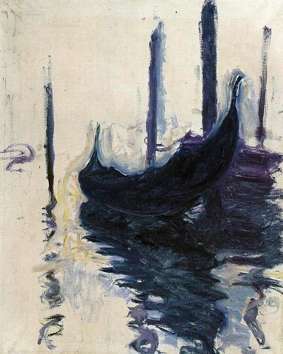  Claude Oscar Monet Gondola in Venice - Canvas Art Print