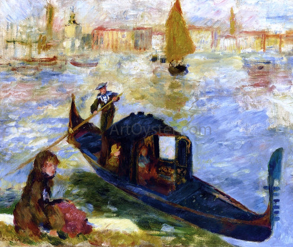  Pierre Auguste Renoir Gondola, Venice - Canvas Art Print
