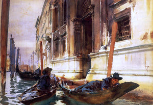  John Singer Sargent Gondolier's Siesta - Canvas Art Print