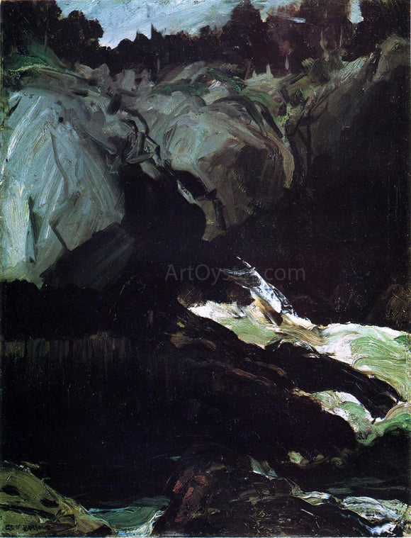  George Wesley Bellows Gorge and Sea - Canvas Art Print