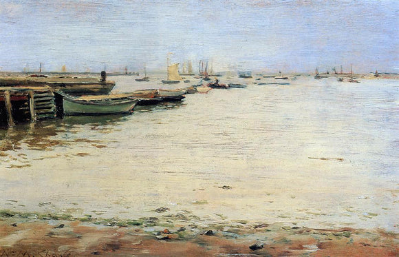 William Merritt Chase Gowanus Bay (also known as Misty Day, Gowanus Bay) - Canvas Art Print