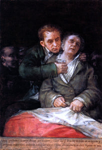  Francisco Jose de Goya Y Lucientes Goya Attended by Doctor Arrieta - Canvas Art Print