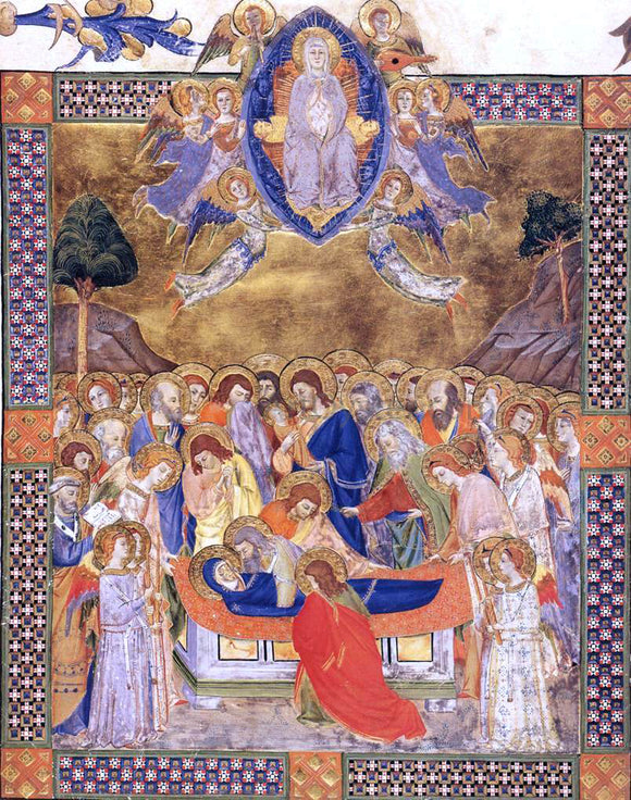  Don Silvestro Die Gherarducci Gradual from Santa Maria degli Angeli (Folio 142) - Canvas Art Print