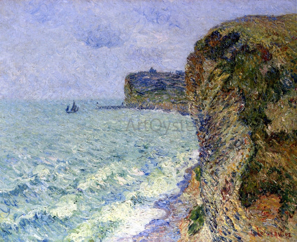  Gustave Loiseau Grainville Cliff near Fecamp - Canvas Art Print