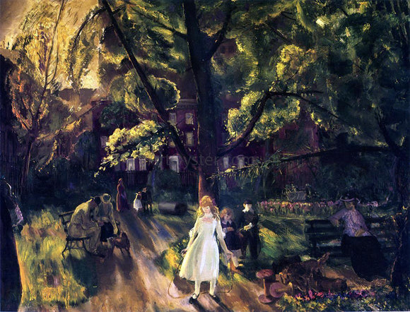  George Wesley Bellows Gramercy Park - Canvas Art Print