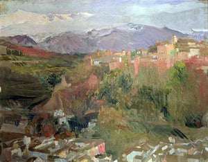  Joaquin Sorolla Y Bastida Granada - Canvas Art Print